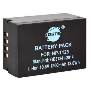 DSTE NP-T125 Replacement Battery for Fujifilm GFX50R GFX50S GFX100 R