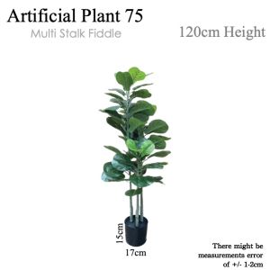 MULTI STALK FIDDLE Artificial Plant Artificial Flower Faux Greenery Potted Plant Home Decoration Indoor Outdoor Decorative Plants for Living Room Bedroom Office Desk Tabletop Garden Café Event Wedding Artificial Decorative Plant Ornament Accessories