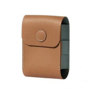 VOPPER Protective Shell Golf Leather Protective Case Leather Box Waterproof Box Stitching Case Ranging Instrument Bag Golf Rangefinder ic Case Diastimeter Case For Golf Leather Storage Case Golf Ball Bag