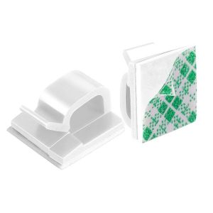 100/50pcs Self-adhesive Cable Organizer Clips / Wire Winder Holder / Car Desktop Office Cable Manager Cord Holder