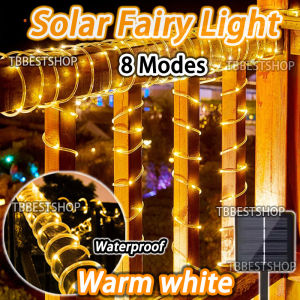 Solar 32Meters Fairy Lights Decoration Solar light outdoor waterproof Solar led light strip Auto On/Off Rope Solar lamp