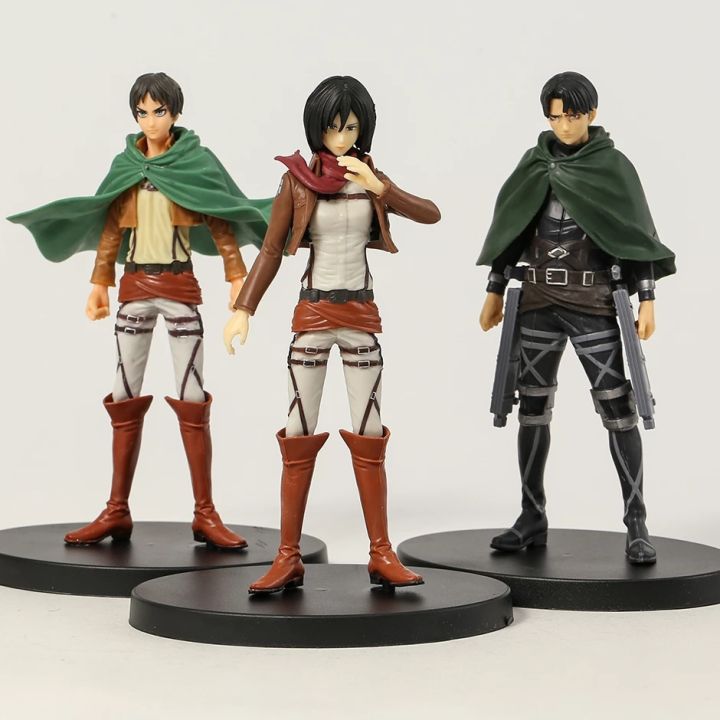 Attack on Titan Mikasa & Levi PVC Action Figure Set