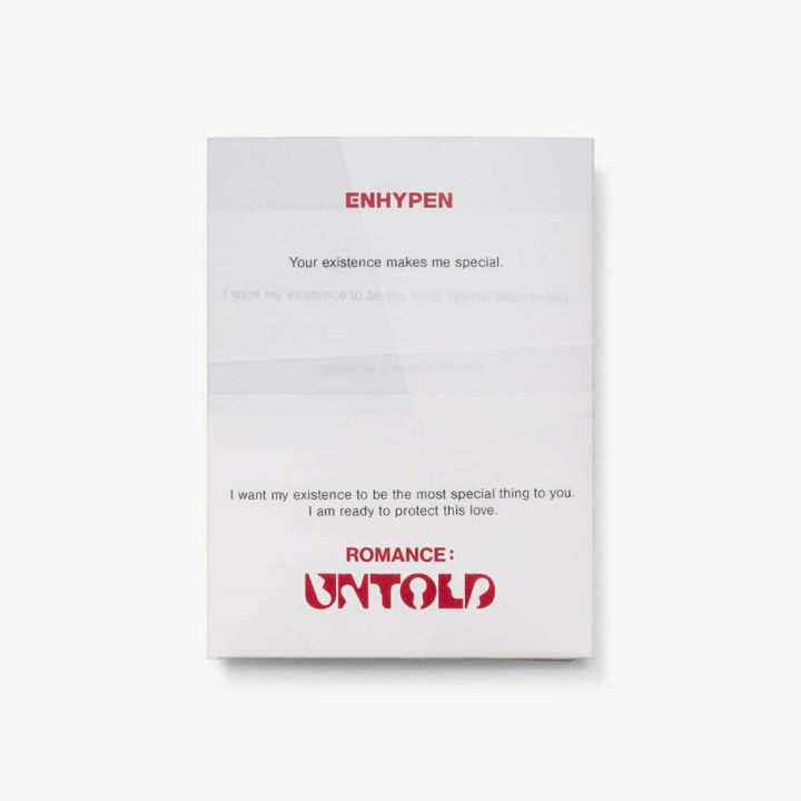 ENHYPEN Album [ROMANCE : UNTOLD] Weverse Albums Ver. | Lazada