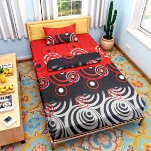 Barkaila - Sprei Set Motif Ukuran 120x200cm Elegan Minimalis