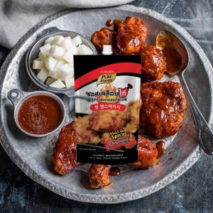 ซอสเคลือบไก่ ซอสไก่เกาหลี Purefoods ซอส ไก่ทอด ซอสคลุกไก่ ซอสไก่ ซอสคลุกไก่ แบบถุง ขนาด 180 - 1000 กรัม ซอสเกาหลี