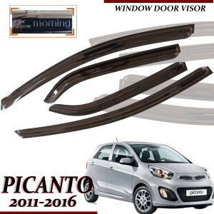 Kia Picanto 2011-2016 Window Rain Door Visor OEM Door Visor /Rain Guard /Window Rain Gutter Made In korea