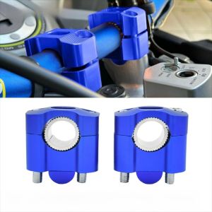 SKJK 28mm Motorcycle Bar Clamps 22mm Alloy Handlebar Risers Durable Handlebar Supports Motorcycle Handlebar Adapter Motorcycle Accessories