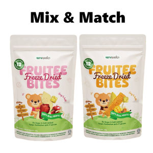 [New Arrivals] Natufoodies Freeze Dried Fruits Fruitee Bites 15g Baby Kids Toddlers Healthy Snack 宝宝水果干零食健康 Snek Buah Kering Bayi Makanan