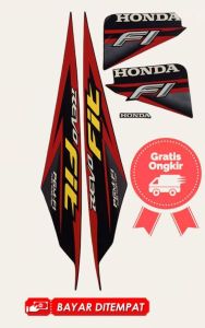 STICKER STRIPING LIS LES BODY MOTOR REVO FIT FI INJEKSI 2017