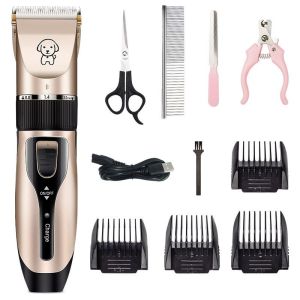 Alat Cukur Bulu Kucing & Anjing/Pet Clipper-Pemotong Rambut Hewan PeliharaanSetelan Mudah Digunakan