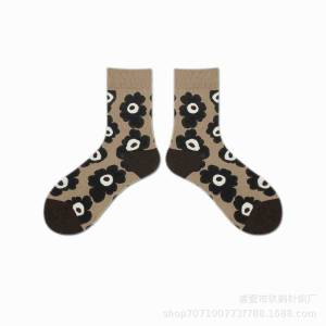 TP98.Lucky ถุงเท้า หน้ายิ้ม ถุงเท้าผ้าฝ้ายน่ารักสไตล์เกาหลี พร้อมส่ง ลายการ์ตูน