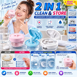 Orthodontic Retainer Cleaning Case Retainer Storage Case For Orthodontic Braces Travel Portable Dental Tray Holder Durable For Teens And Adults