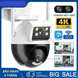 CAMERA YOOSEE 360 QUAN SÁT RÕ NGÀY VÀ ĐÊM TRONG NHÀ VÀ NGOÀI TRỜI