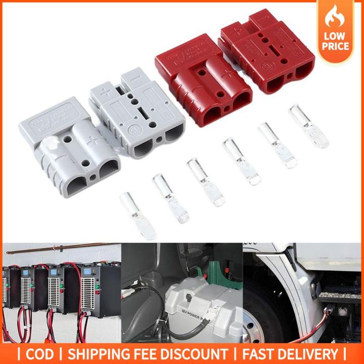 【COD】50A 600V For Anderson Plug Cable Terminal Battery Power Connector