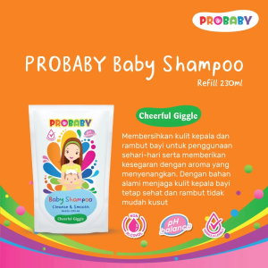Probaby Shampoo 230ml Refill - Shampoo Bayi Cair