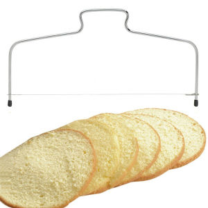 Cake Slicer Leveler Adjustable Wire Cake Slicer Stainless Steel Dough Cutter Bread Wire Tool