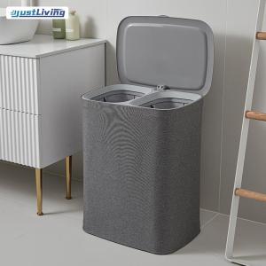 35L/50L/90L đôi Rổ đựng đồ giặt 2 phân vùng túi giặt với xử lý cao Rổ đựng đồ giặt với chân thích hợp cho quần áo bẩn tầng thường vụ đựng quần áo lưu trữ bin cho giặt ủi phòng phòng ngủ phòng tắm