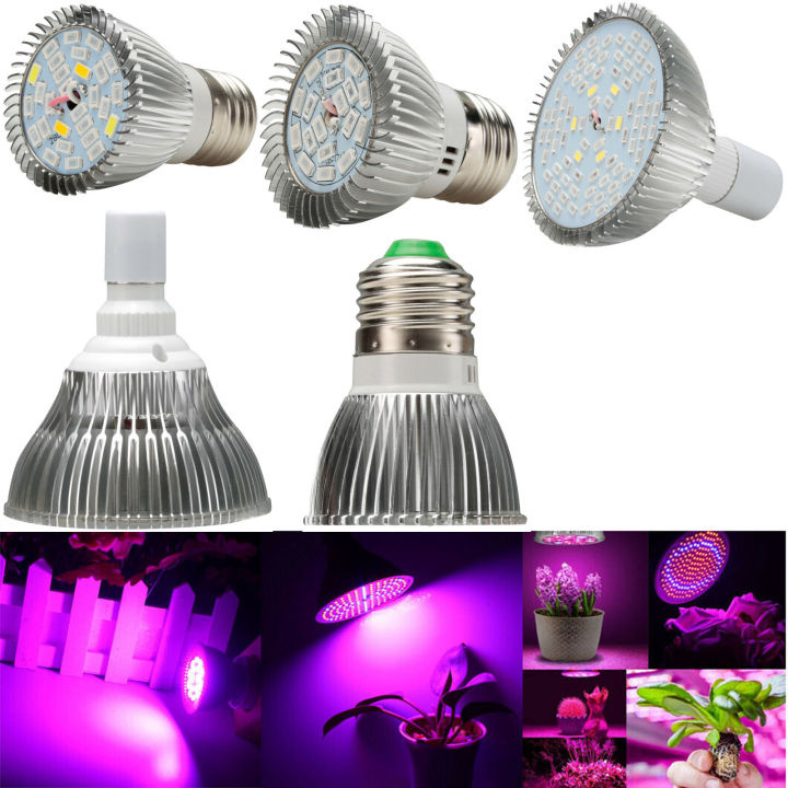 LED Phyto Grow Light Full Spectrum Phytolamp E27หลอดไฟ5W 7W 9W 15W 25W ...