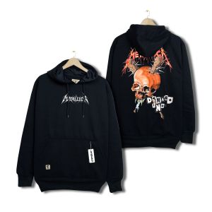 Hedent inv. Sweater Jumper Hoodie Pria Musik Metal Rock Metallica Keren Premium Distro List Sablon Streetwear Aesthetic Bahan Fleece Tebal Premium 280Gsm