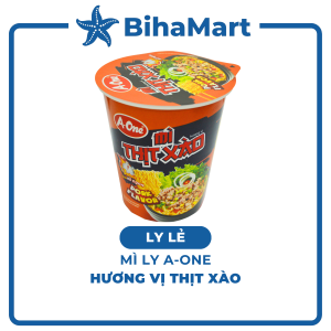 [LY LẺ] - A ONE - Mì ly A-One Thịt xào Mì ly A One Thịt xào Mì ly Aone Thịt xào Mì Aone ly Mì A-One ly (65g/ly)
