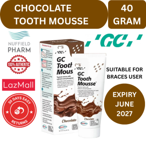 RECALDENT GC Tooth Mousse Topical Creme Chocolate 40G Expiry June 2027 Braces Sensitive Gum Prevent Tooth Decay Whitening Fresh Dentist Recommended