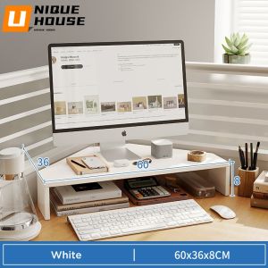 Monitor Shelf Desk Organizer Desktop Rack Shelf Screen Increased Shelf Monitor Stand Riser Computer Rack Monitor Desktop Shelf Keyboard Storage