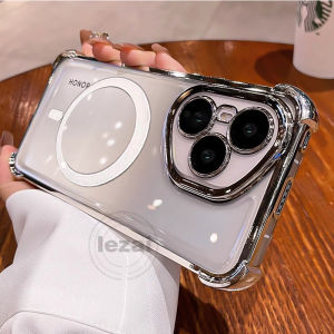 Trường hợp Honor 400 Pro 200PRO 400 Lite 400smart vỏ điện thoại lấp lánh trong suốt từ tính thời trang sang trọng Ốp chống sốc thẩm mỹ