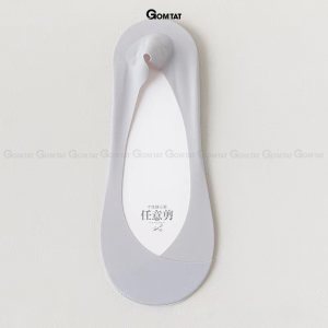 [Xả Hàng] Combo 5 đôi tất lười nữ cao cấp GOMTAT có đệm silicon chống tuột chất liệu cotton mềm mại êm chân - SUX-1103-CB5