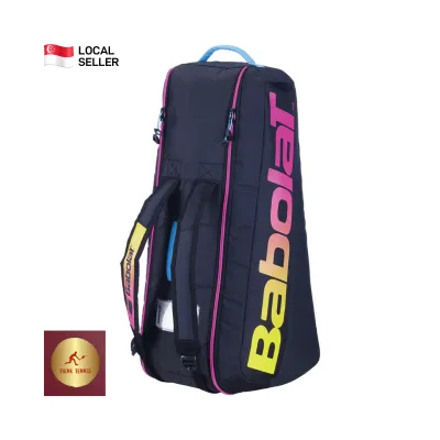 Babolat Rafa RH Junior Tennis Racket Bag Black/Blue/Yellow/Pink