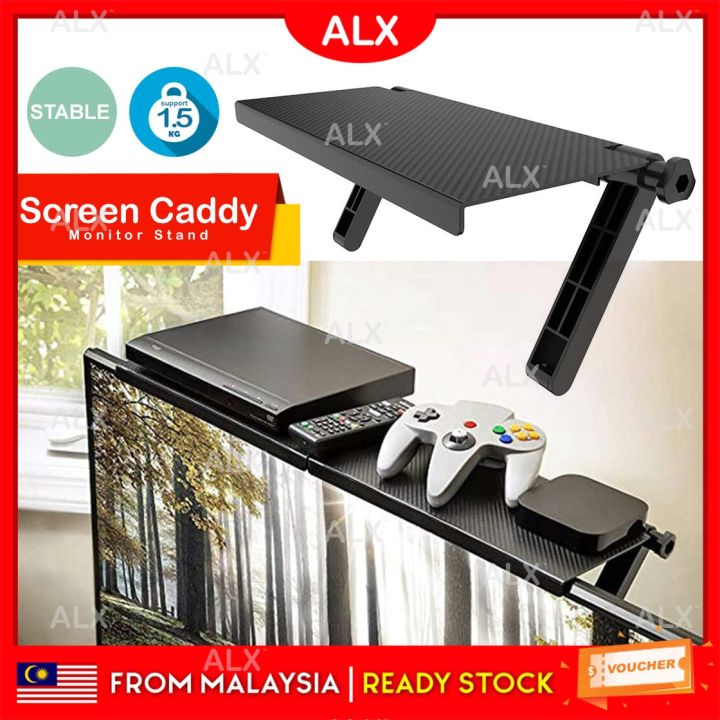 ALX Malaysia 【LARGE】Adjustable LCD Shelf Mount Screen TV Top Shelf WiFi