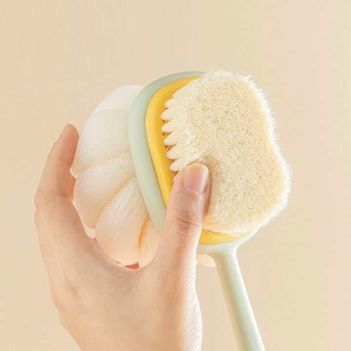 Cây Cọ Lưng 2 Đầu Kèm Bông Tắm 2 Trong 1 Massager Thư Giãn. Đức Nhung ...