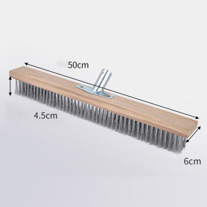 20/30/50CM Stainless Steel Wire Brush with Wood Handle Deep Cleaning Remove Moss Patio Garden Moss