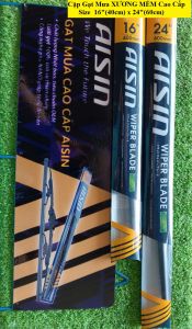 Cặp Gạt Mưa Xương Mềm - WIPER BLADE FLAT Thương hiệu AISIN - Nhật Bản Hàng Cao Cấp Nhập Khẩu Chính hãng 100%