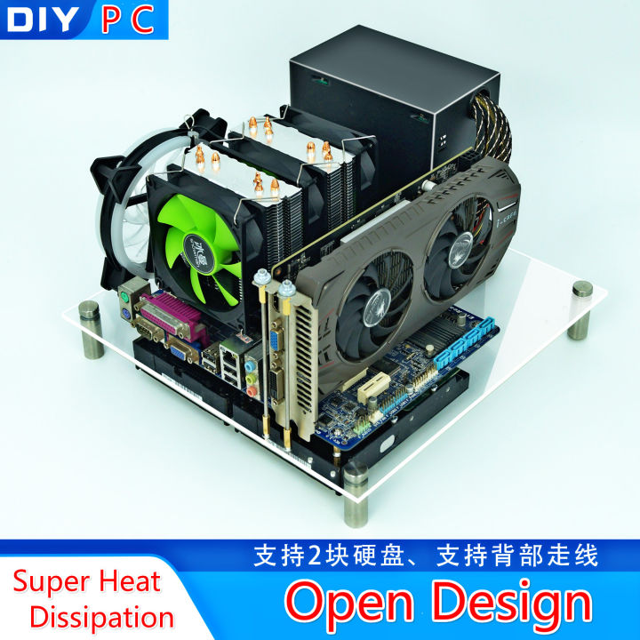 Creative Desktop MATX Computer Case Transparent Acrylic Plate