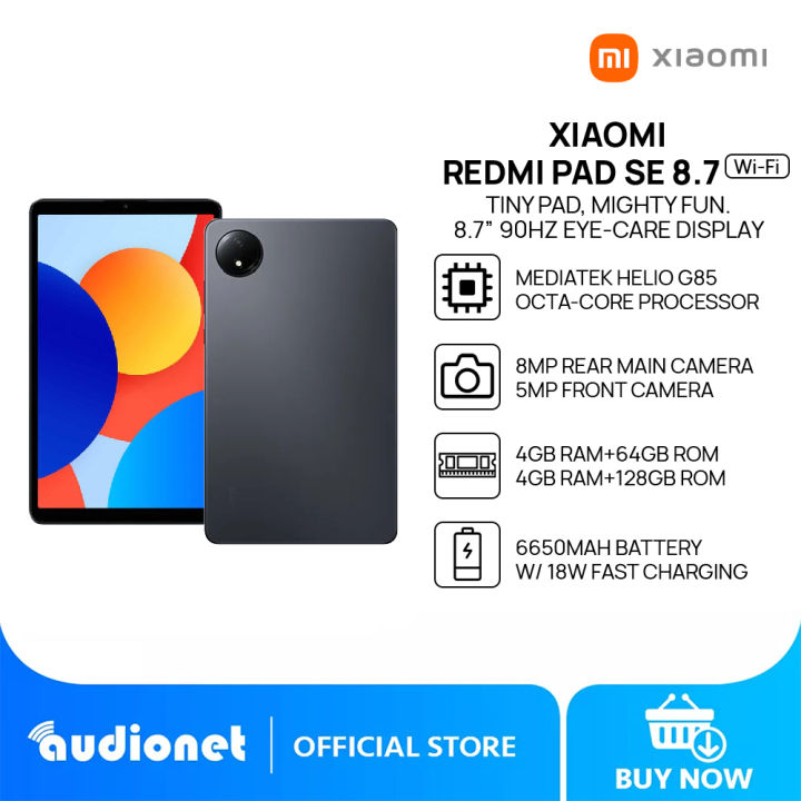 Tablette Xiaomi Redmi Pad SE 8.7" - 4+64 Go, écran 90Hz, Processeur Octa-core, Batterie 6650 MAh, WiFi (Noir) - 5