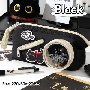 Pencil Case Large Capacity Velcro Pencil Bag 5-Layer Storage Pencil Case Stationery Storage Bag School Supplies
