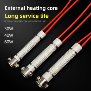 UNMEGONI 1/10pcs 220V Electric Soldering Iron Core 30W40W60W100W High Temperature Resistance Metalworking Accessory High Quality Spare Part Equipment
