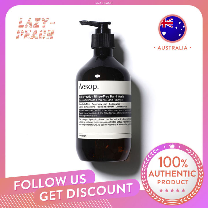 (Exp 20242025) Aesop Resurrection RinseFree Hand Wash 500ml (Hand