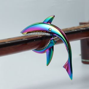 Metal Shark Guitar Capo String Capotraste Violao for Acoustic Electric Guitarra Bass 6 Strings Guitar Parts Guitars Capos