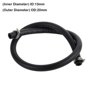 LUZMAR Multifunctional Car Fuel Hoses ID 4 5 6 8 10 12 14mm with Pipe Clamp NBR Oil Resistant Hose Durable Diesel Hose