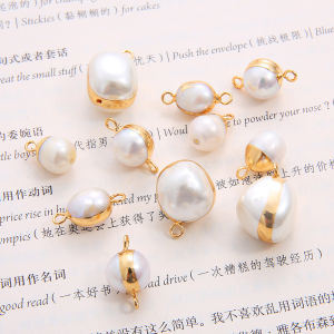 1pcs Natural Pearl Charm Pendant for Jewelry Making And Crafting Fashion Earring Pendant Necklace Bracelet Charms DIY Beads