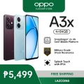 [LIMITED TIME PRICE DROP] OPPO A3x | Snapdragon 6s 4G Gen1 Mobile Platform | Military-Grade Shock Resistance | Over 4 Years Durable Battery + 45W Flash Charge Smartphone. 