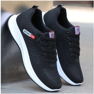 Mens Sport Running Shoes Breathable Mesh Basketball Shoes For Men Jogging Sneakers Men Rubber Shoes Casual School Shoes