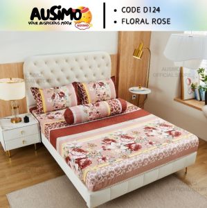 #CDQ2 Premium Cotton 4in1 Queen King / 2in1 Single Size Fitted Getah Keliling Cadar Bedsheet Sets Sarung Tilam Cadar Murah