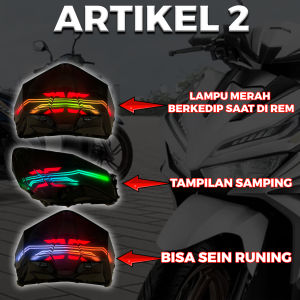 lampu belakang lazy eye vario 125 150 running 210 mode rgb / lampu stoplamp rgb vario 125 150