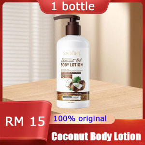 100% original coconut oil body lotion whitening hands whole body whitening and tenderness bleaching restoration tenderness whitening improvement dullness remove melanin 300ML