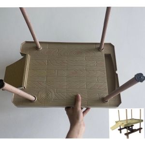 บกเต่า NomoyPet Floating Platform ที่พักเต่า บกเต่าอาบแดด แบบติดพื้นตู้ สามารถลอยน้ำตามระดับของน้ำ เต่าน้ำเต่าญี่ปุ่น