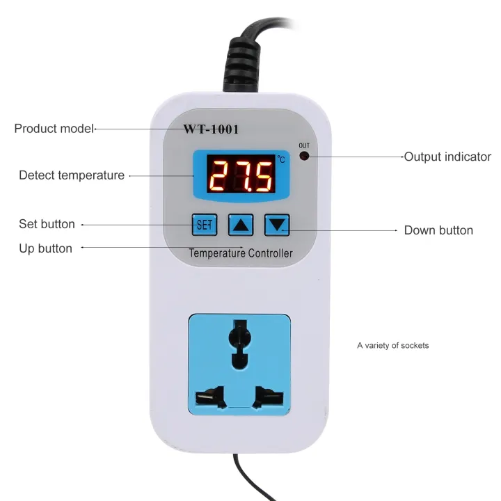 Temperature Controller Smart Digital Electronic Adjustable Control ...