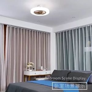 Ceiling Fan Light with Remote 6 Speed Reversible Dimmable LED Fan for Bedroom Dining Study
