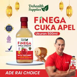 Dehealth Supplies Finega Cuka Apel 500ml Botol Kaca